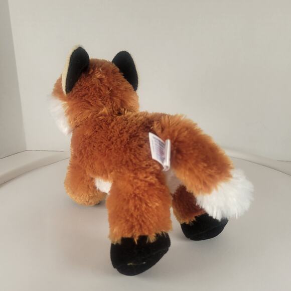 Fox Plush Stuffed Animal 8" Laying Toy Brown White Black JUL2021 Aurora World - Picture 16 of 16